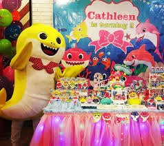 If you are thinking about planning a baby shark birthday party…these ideas are definitely your under the sea inspiration. Theme Baby Shark Party Ideas Cakes And Cookies Gallery