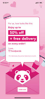 2 x new foodpanda voucher codes for november. Enjoy 50 Percent Off Savings And Free Delivery With Love Foodpanda Promo Naga City Deck
