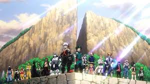 Non comic book superhero, female protagonist, alien invasion, female hero, snake woman. Bakugo And Deku Finally Team Up In The Beautifully Animated Movie My Hero Academia Heroes Rising New University