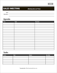 5 Professional Meeting Agenda Templates Office Templates Online