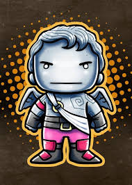 Fortnite Chibi Characters Love Ranger Displate Artwork By Artist Andriu Ilustracion Part Of A Set Based On Charact Chibi Chibi Characters Simpsons Drawings