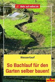 Wasserlauf Selber Bauen Wasserlauf Wasserfall Garten Und Bachlauf Im Garten