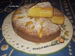 Una torta semplice e buonissima. Torta Di Mele E Mascarpone Sofficissima La Dolce Vita