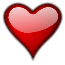 Free Stock Photo Illustration Of A Red Heart Isolated On A Transparent Background Valentine Heart Card Free Clip Art Valentine Heart