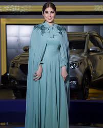 الإعلامية رؤى الصبان بقفطان من قفطان المخمرية Almkamareyakaftan Safi Ooo فسا Formal Evening Dresses Evening Dresses Evening Dresses Elegant