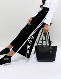 Dkny сумка sutton leather bryant medium tote. Dkny Bryant Sutton Tote In Black Asos