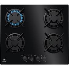 Plaque gaz au meilleur prix ! Plaque Cuisson Gaz Email Noir Serie 300 60 Cm Egt6242nvk Electrolux