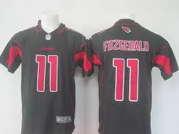 Black And Red Cardinals Jersey Arizona Cardinals 11 Fitzgerald Black Color Rush Jersey Color Rush Nfl Arizona Cardinals Jersey