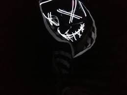 A video game based on its story that released in 2003; Masks Prosthetics Costume Accessories The Purge Light Up Mask White