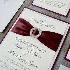 Stefanie Burgundy And Silver Glitter Wedding Invitation With Etsy Glitter Wedding Invitations Silver Glitter Wedding Silver Glitter Wedding Invitations