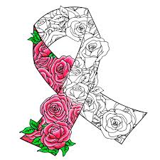 This collection includes mandalas, florals, and more. Free Awareness Ribbon Coloring Page Coloring For Cancer Awareness