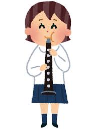無料イラスト画像: 最高のかわいい クラリネット 女の子 イラスト