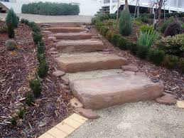 Choosing a flat rock is critical to achieving a stable step that won't wobble over time. Stepping Out Project Ods
