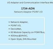 Rockwell Automation IO Adapter and Communication Interface Modules  1734-ACNR, 1734-ADN, 1734-AENT