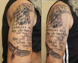 Isaiah 40 31 On Eagles Wings Tattoo Tattoos Isaiah 40 31 Tattoo Wings Tattoo