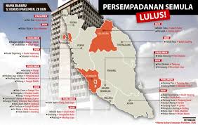 Usul persempadanan semula kawasan pilihan raya dibentang di dewan rakyat sahaja. Persempadanan Semula 2018 Lulus Lepak Com My