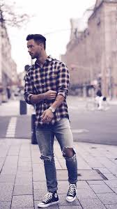 Black And White Checkered Shirt Outfit Men 5 Coolest Check Shirt Outfits For Men Checked Shirt Outfit Shirt Outfit Men Mens Outfits