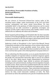 Your style can be warm and lighthearted. Friends Of Rss On Twitter 146 Former Civil Police Diplomats And Defence Officers And Justices Expressed Their Concern Against The Post Poll Violence That Is Being Committed In The West Bengal By Writing