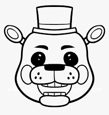 Find more coloring pages online for kids and adults of phantom balloon boy phantom five nights at freddys fnaf coloring pages to print. Toy Golden Freddy Colouring Pages Toy Freddy Drawing Easy Hd Png Download Kindpng