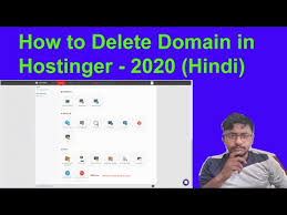How To Remove Parked Domain How To Delete A Domain In Hostinger How To Remove Domain From Hosting Youtube