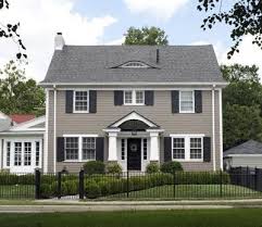 An icon we use to indicate a button link is external. Colors To Go With A Grey Roof Ehow Colonial House Exteriors House Paint Exterior Exterior Paint Colors For House