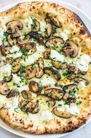 Mushroom Pizza With Fresh Herbs A Couple Cooks Recipe Pizza Recipes Homemade Homemade Pizza Mushroom Pizza