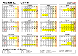 Das drucklayout ist von browser zu deshalb kann es vorkommen, dass der kalender thüringen 2021 beim ausdruck ggf. Kalender 2021 Thuringen Ferien Feiertage Pdf Vorlagen
