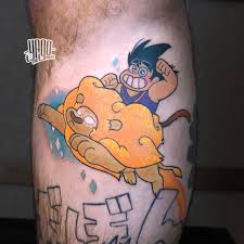 This is a large scale tattoo on the client's back. Dragonballtattoo Hashtag On Twitter