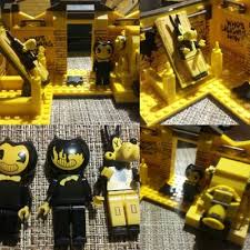 Lego bendy and the ink machine wallpapers. Bendy And The Ink Machine Collector Construction Ink Machine Room Scene Set Walmart Com Walmart Com