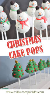 Christmas Cake Pops Ideas For Holiday Baking Easy Home Baking Project Holiday Baking Christmas Christmas Cake Pops Christmas Cake Pops Recipe