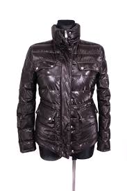 details about belstaff womens down jacket shining black 46