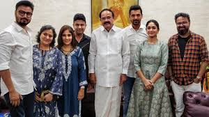 I want to share with you my most recent work,this time i have tried to make portrait of shri venkaiah naidu (the current vice president of india). John Abraham And Team Batla House Meet Vice President Venkaiah Naidu See Photos