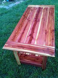 Cedar coffee table i used western red cedar to construct my table, but you can use any lumber that you desire. Cedar Coffee Table I Made From Cedar Logs Milled To Lumber Cedar Wood Projects Woodworking Plans Wood Projects