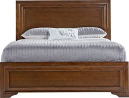 Belcourt Cherry 3 Pc King Panel Bed Queen Panel Beds King Size Bedroom Furniture Sets Cherry Bedroom Furniture