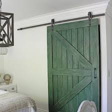 Sliding barn doors should have at minimum an inch more than the sides of the opening of the closet, you can also add a little more overlap so there's more privacy (especially if it's a bathroom space). 11 Ways To Decorate With Barn Doors
