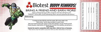 Buddy Rewards Program Biotest Plasma Center