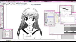 Tutorial Manga Studio Ex 4 0 How To Draw A Manga Girl Youtube