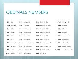 Ppt Cardinal And Ordinal Numbers Powerpoint Presentation Free Download Id 2359260