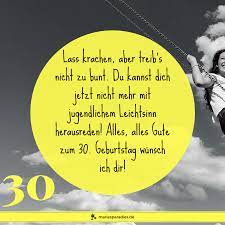 Tolle Gluckwunsche Zum 30 Geburtstag
