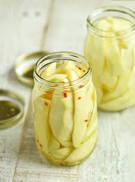 Glass jars with plastic lids are the best way to store pickles. Pickled Mangoes Burong Mangga Kawaling Pinoy