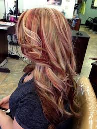 Red Honey Blonde If I Ever Go Back To Blonde Im Doing This Red Hair With Blonde Highlights Summer Blonde Hair Hair Color Highlights