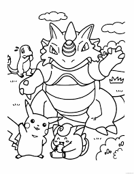 Free printable coloring pages and book for kids. Charmander Pokemon Characters Printable Coloring Pages Ridon Clefairy And Charmander 2021 017 Coloring4free Coloring4free Com