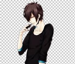 Meteor, anime, anime boy, anime girl, love, night, friends. Anime Brown Hair Male Black Hair Manga Png Clipart Anime Anime Boy Arm Bangs Black Hair