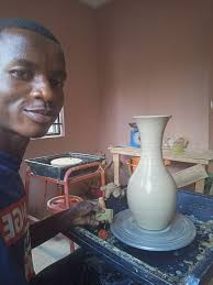 Sometime smaller vases are more hectic to make... Do you experience the  same? #ofysmithpottery #ceramicartist #ceramicstudio