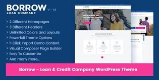 Borrow Loan Company Responsive Wordpress Theme Are You Small And Local Loan Co Free Online Mortgage Ca Loan Company The Borrowers Wordpress Theme Responsive