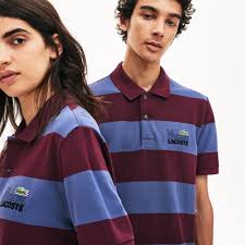 Unisex Lacoste Live Classic Fit La Chemise Lacoste Striped