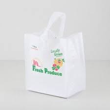 Locally Grown Plastic Tote Bag Farmers Market Farmers Market Bag Local Farmers Market