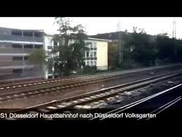 S1 Dusseldorf Hauptbahnhof Nach Dusseldorf Volksgarten Youtube Hauptbahnhof Volksgarten Bahnhof