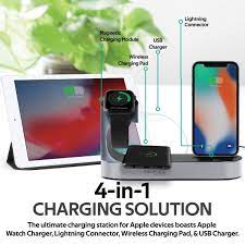 Our experts rounded up the best for you. Promate Apple Wireless Charging Station World S First Mfi Certified 20w Power Delivery Charging Dock With 10w Qi Wireless Charging Apple Watch Charger And 2 4a Usb Charging Port Powerstate Grey Buy Online At