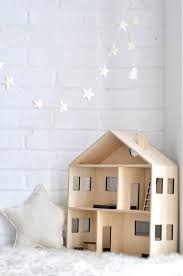 Maison De Poupee En Bois Unisexe Avec Mobilier Edition Etsy Wooden Dollhouse Baby Doll Furniture Kids Room Design